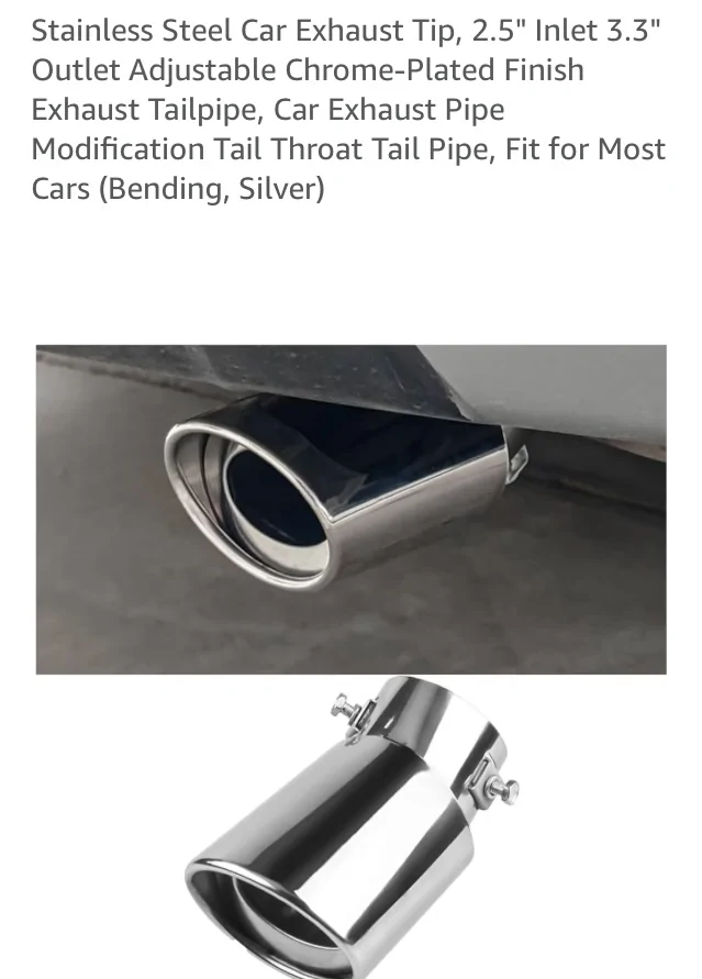 Ford Maverick Tail exhaust melting bumper IMG_9323