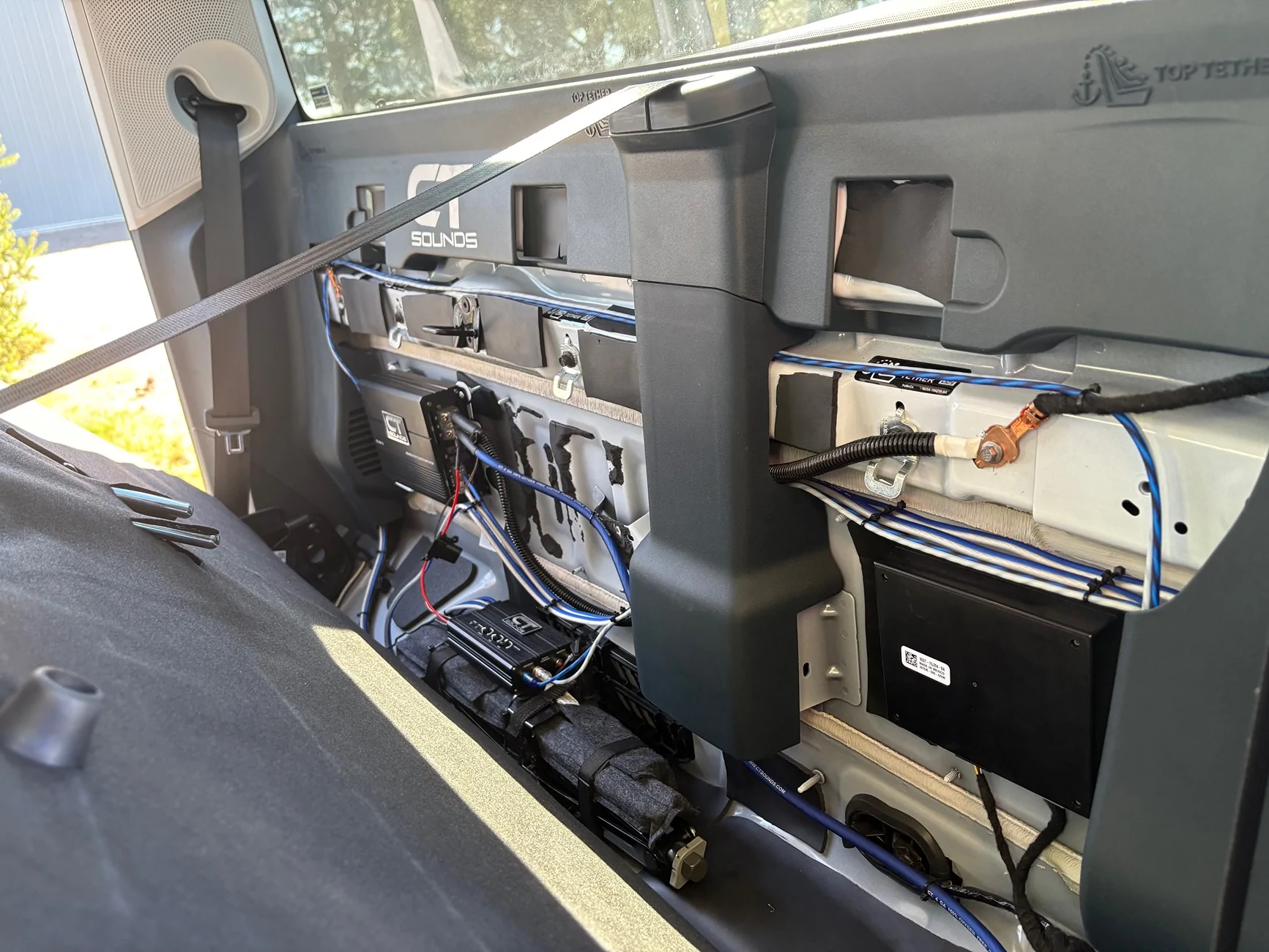 Ford Maverick 8 inch CT Sounds Subwoofer Install + Speaker Installs IMG_5306