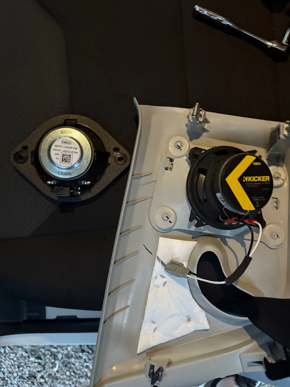 Ford Maverick 8 inch CT Sounds Subwoofer Install + Speaker Installs IMG_2158