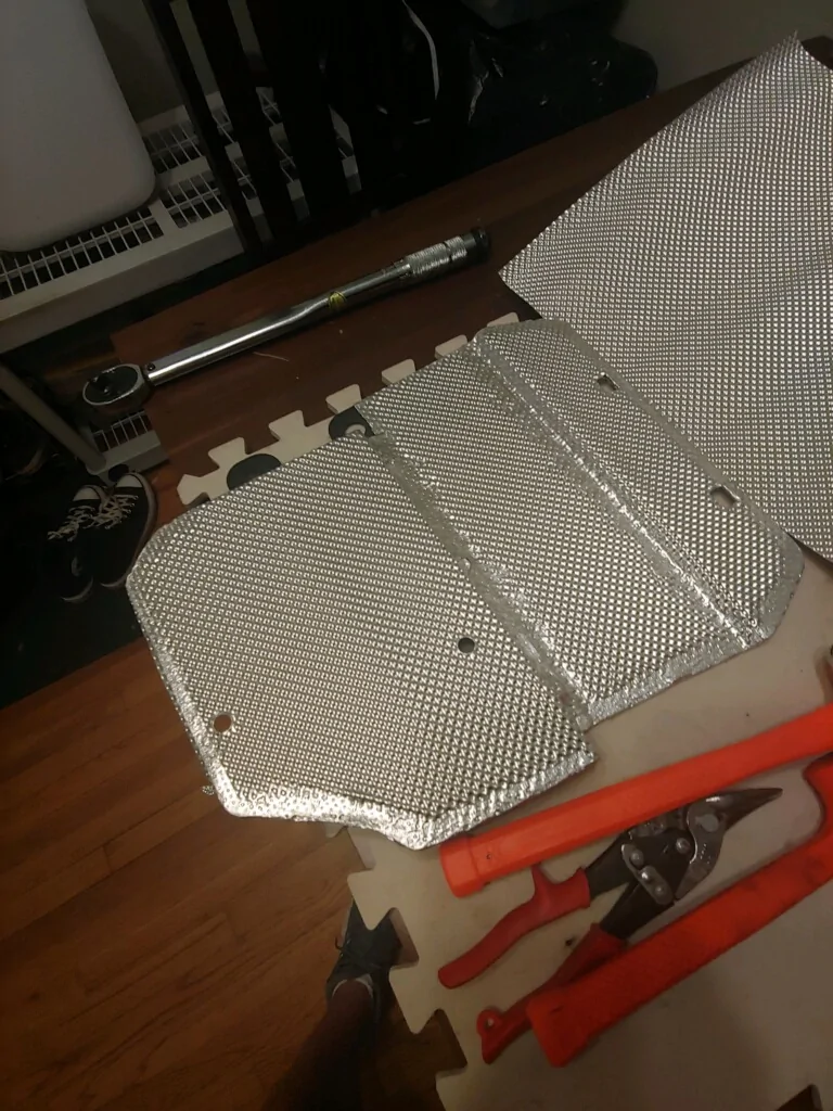 Ford Maverick Added Embossed Aluminum Heat Shield to Underbody Cavity Shield imagejpeg_0