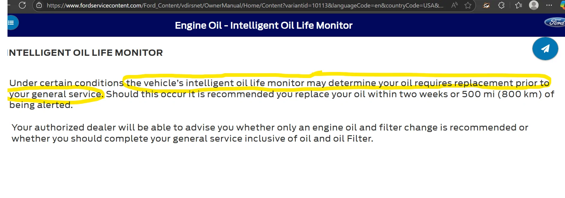 Ford Maverick Oil life monitor? 1756906348998-7y