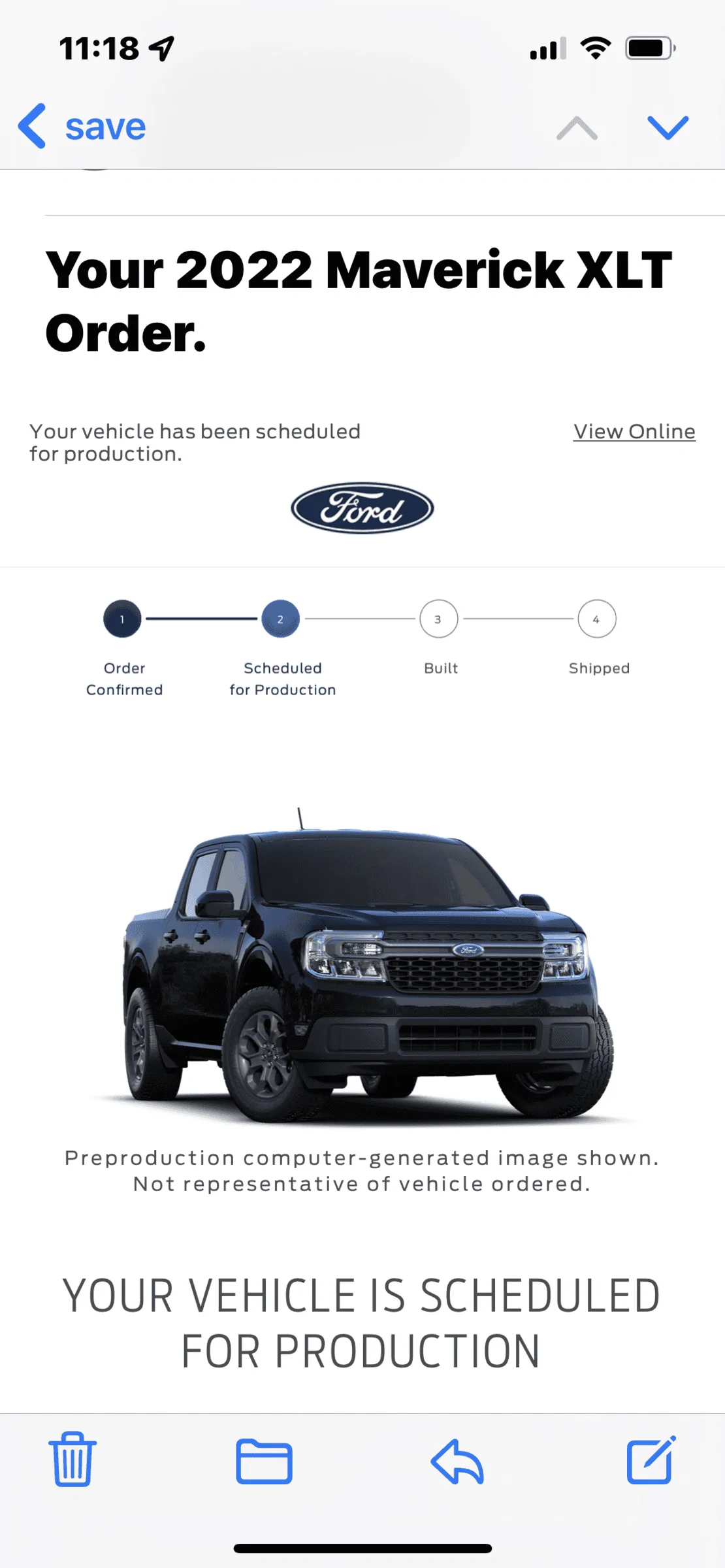 Ford Maverick 📣 12/9 Scheduling Email Received Group [Emails Arriving!!!] 0414878C-90B9-47D3-B305-25A2D306E747