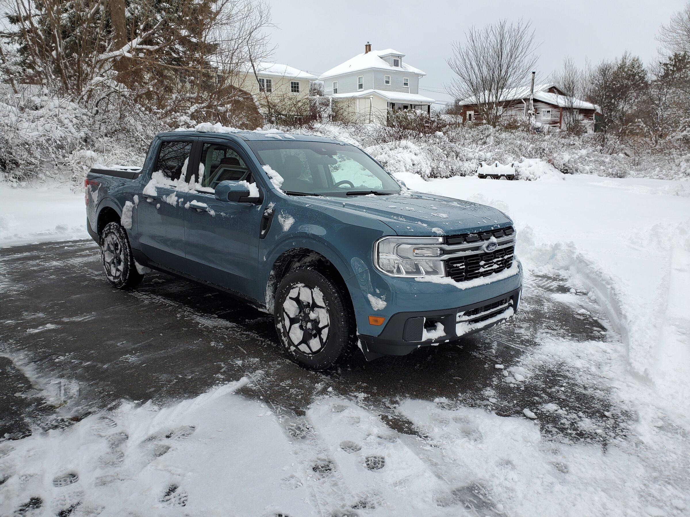 Ford Maverick Any other snow Mavericks ? 20211209_131627