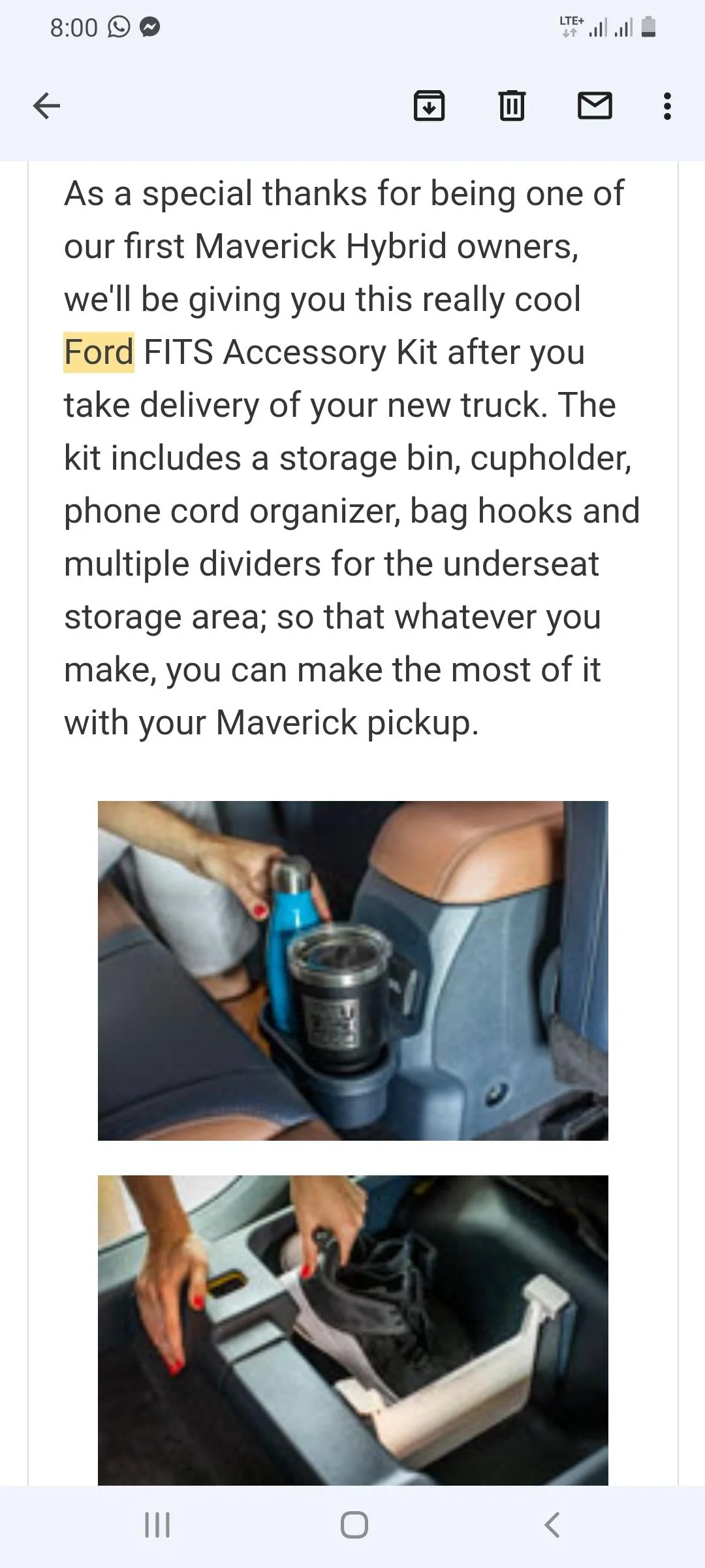 Ford Maverick My Hybrid Maverick DELIVERED!! [Updated] 🙌 Screenshot_20211209-200009_Gmail