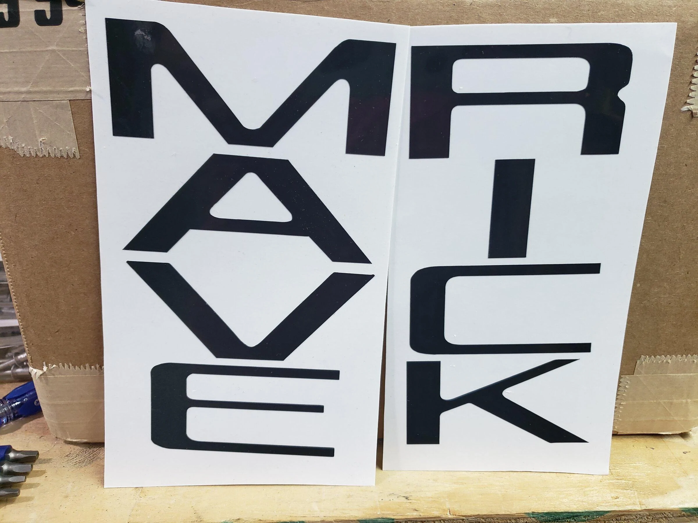 Ford Maverick 15% off Coupon Code for Tailgate Lettering Decals and Ford Ovals 20211210_230358