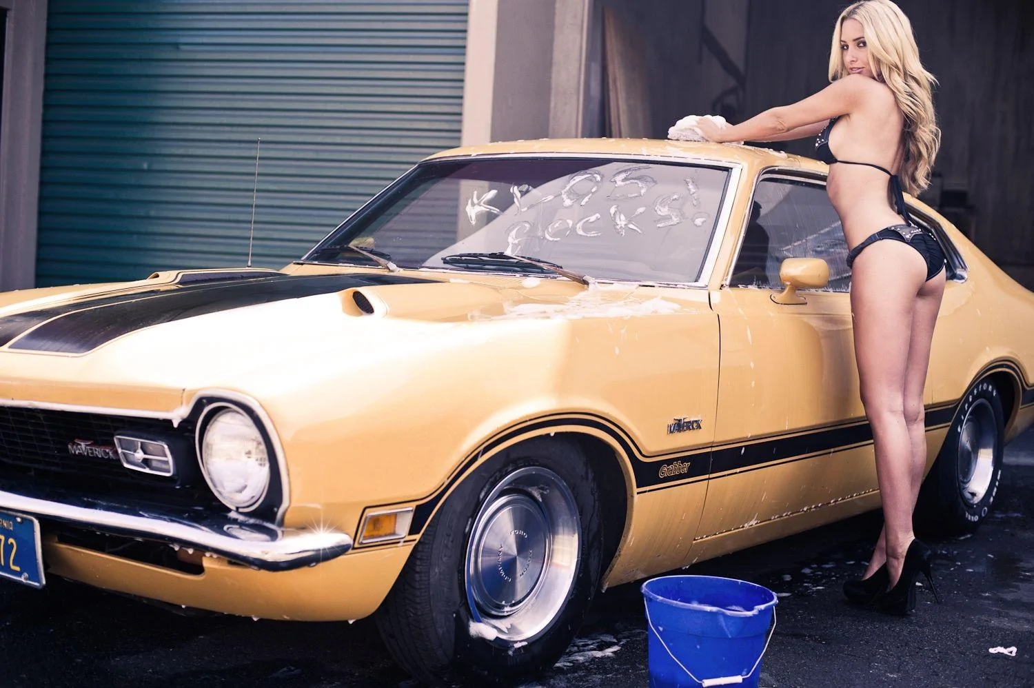 Ford Maverick Ford Marketing - Maverick Name - 1970's Maverick Maverick Grabber car wash