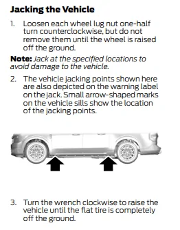 Ford Maverick Jacking Spots for the Maverick 1639335958020