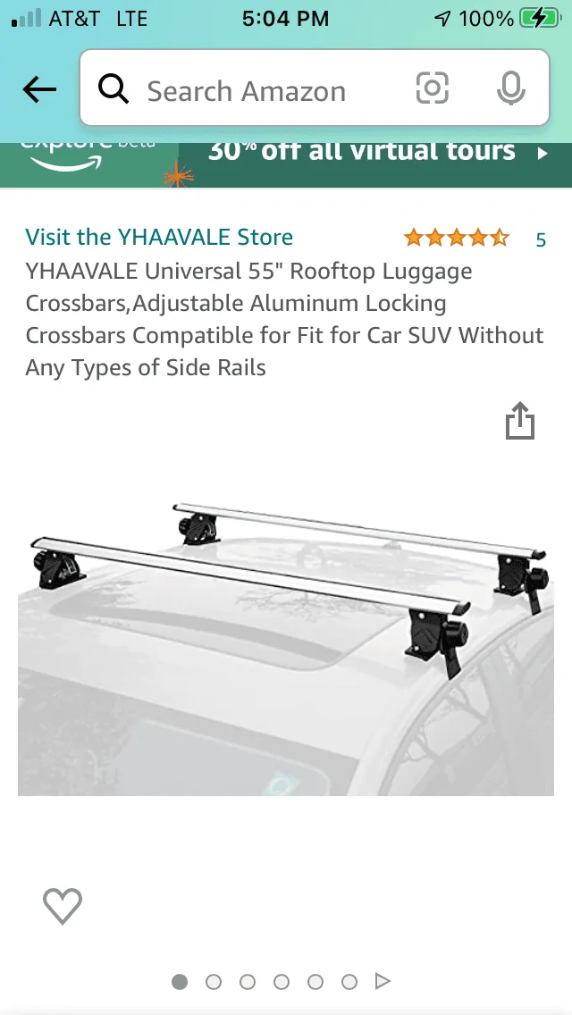 Ford Maverick Roof racks: DEMAND vs supply 1639350518985