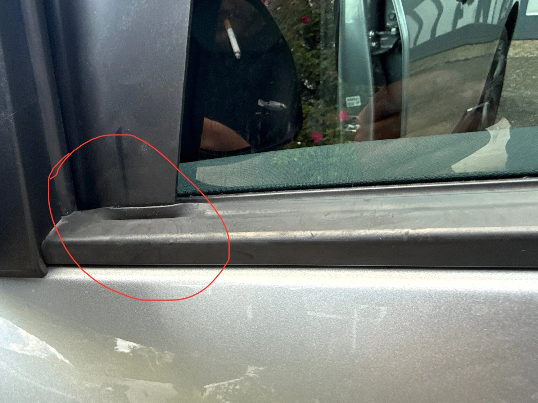 Ford Maverick EGR in-channel window vents. IMG_0603