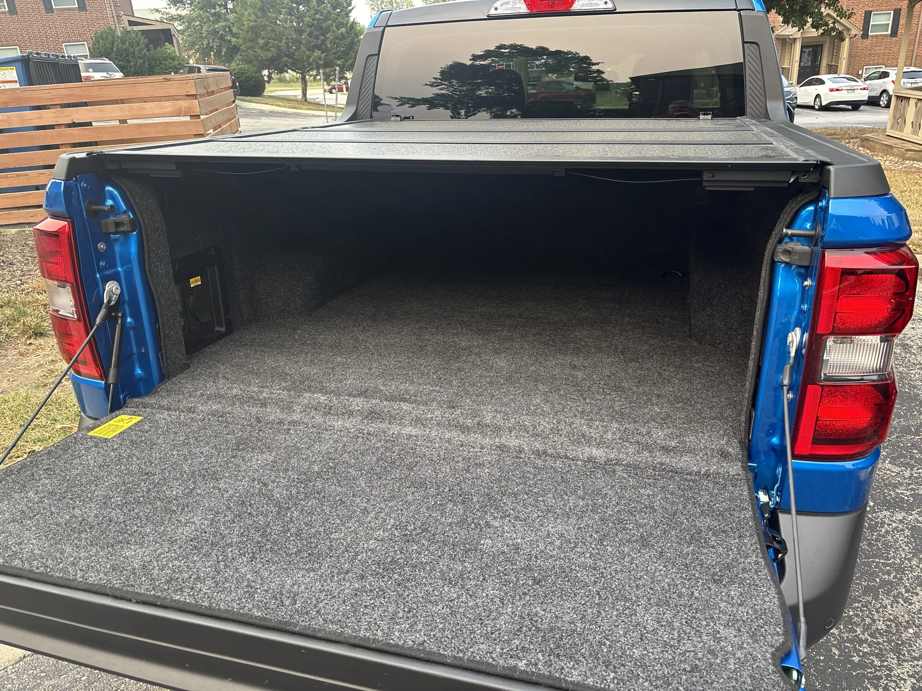 Ford Maverick Gator EFX tonneau cover and BedRug Classic installed... nothing special but I did it myself! IMG_6829