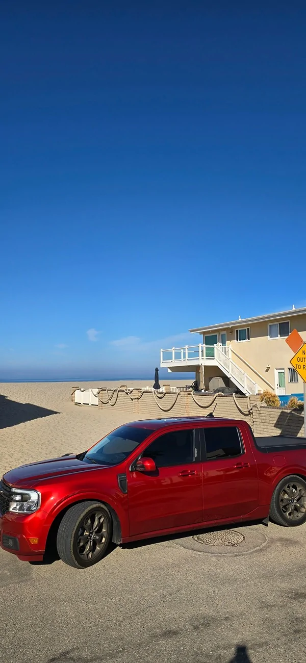 Ford Maverick Slammed on Silver's Coilovers (23 Hybrid Lariat) 20250831_085602