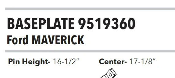 Ford Maverick New Demco Baseplate for 2025 Lariat Hybrid installed Screenshot 2025-09-06 113158