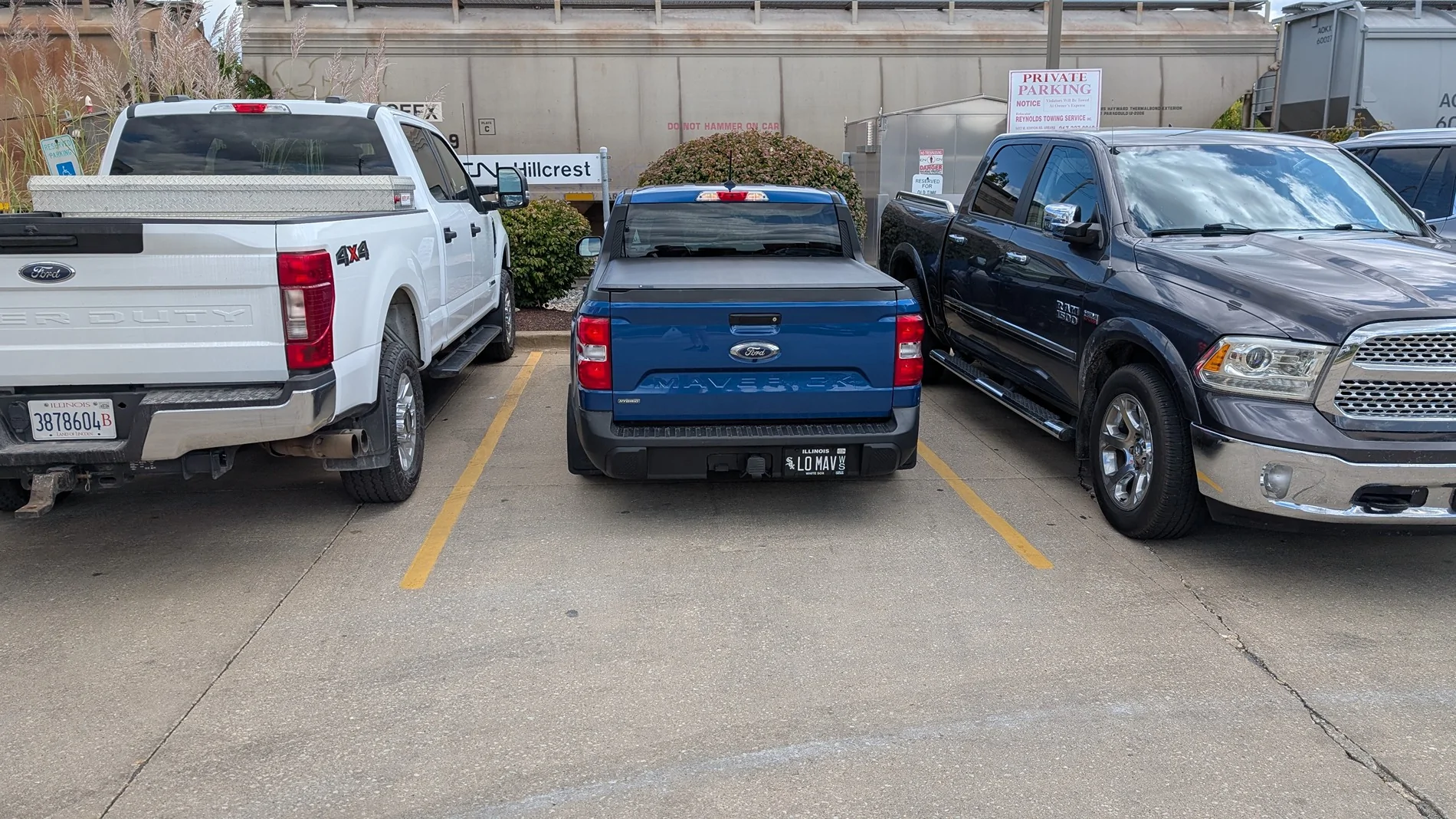 Ford Maverick Post your Maverick next to ridiculously large trucks - photos thread PXL_20250906_184216416