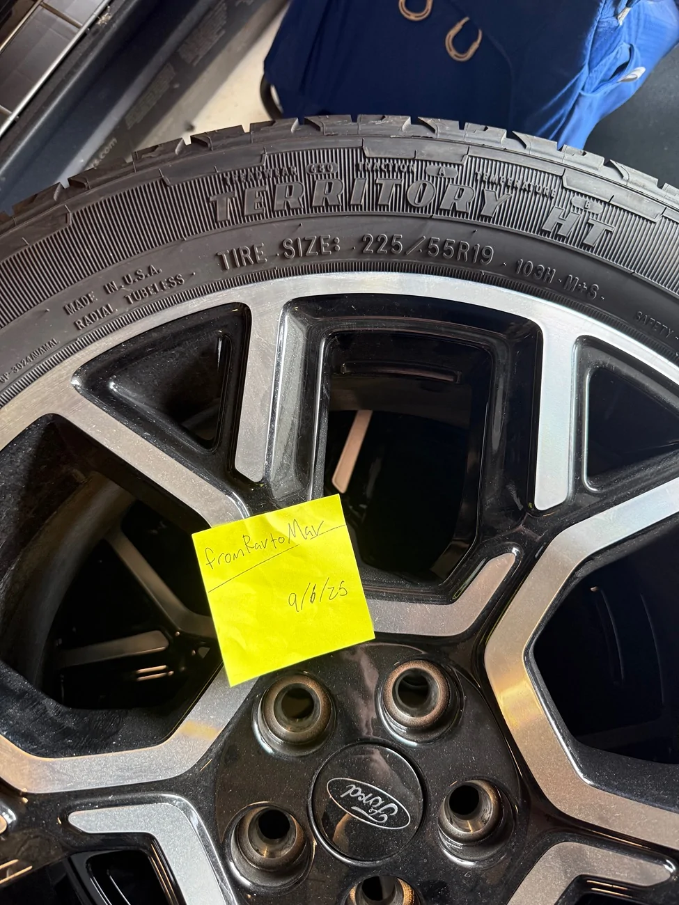 Ford Maverick $1000 19 inch wheels and tires 2025 lariat IMG_2067