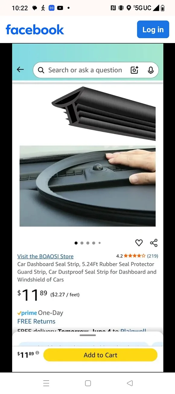 Ford Maverick This trim seal strip seems to have fixed my dash rattle. Screenshot_2025-09-05-10-22-46-87_40deb401b9ffe8e1df2f1cc5ba480b12