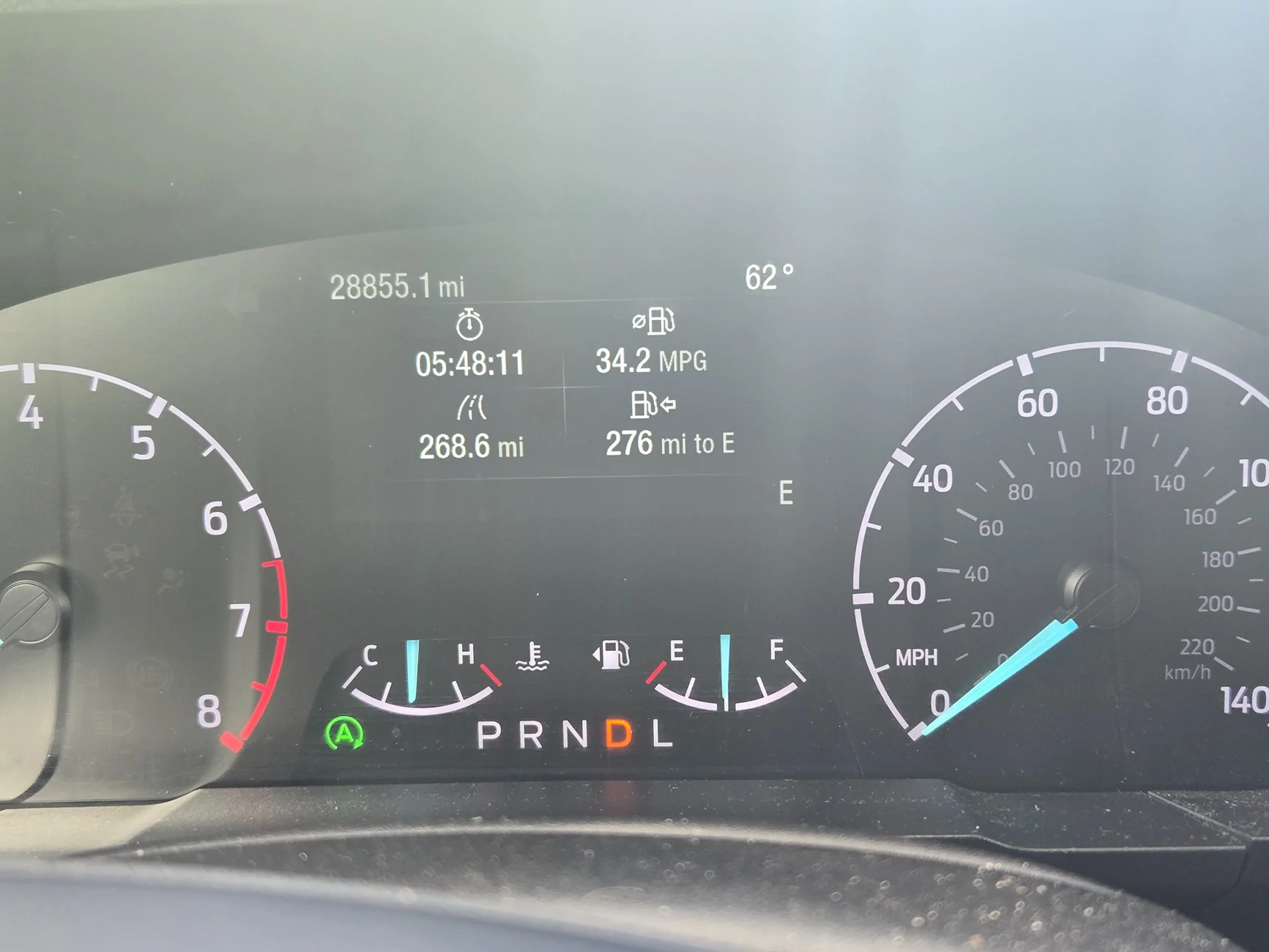 Ford Maverick Mpg and full tank concern 20250906_155313