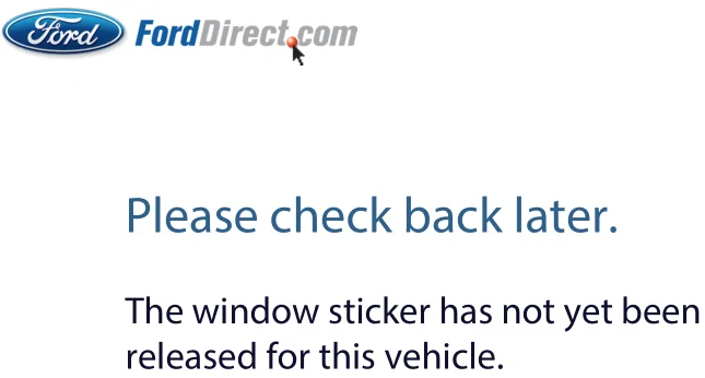 Ford Maverick How to get copy of Original Window Sticker ? 1757290602506-70