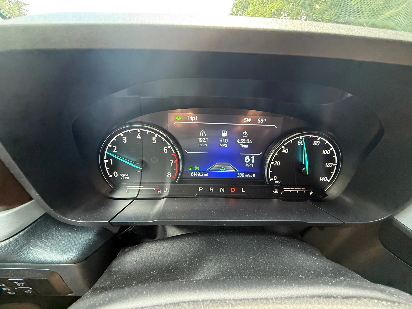 Ford Maverick First fuel economy report: 26.5 mpg. IMG_1944