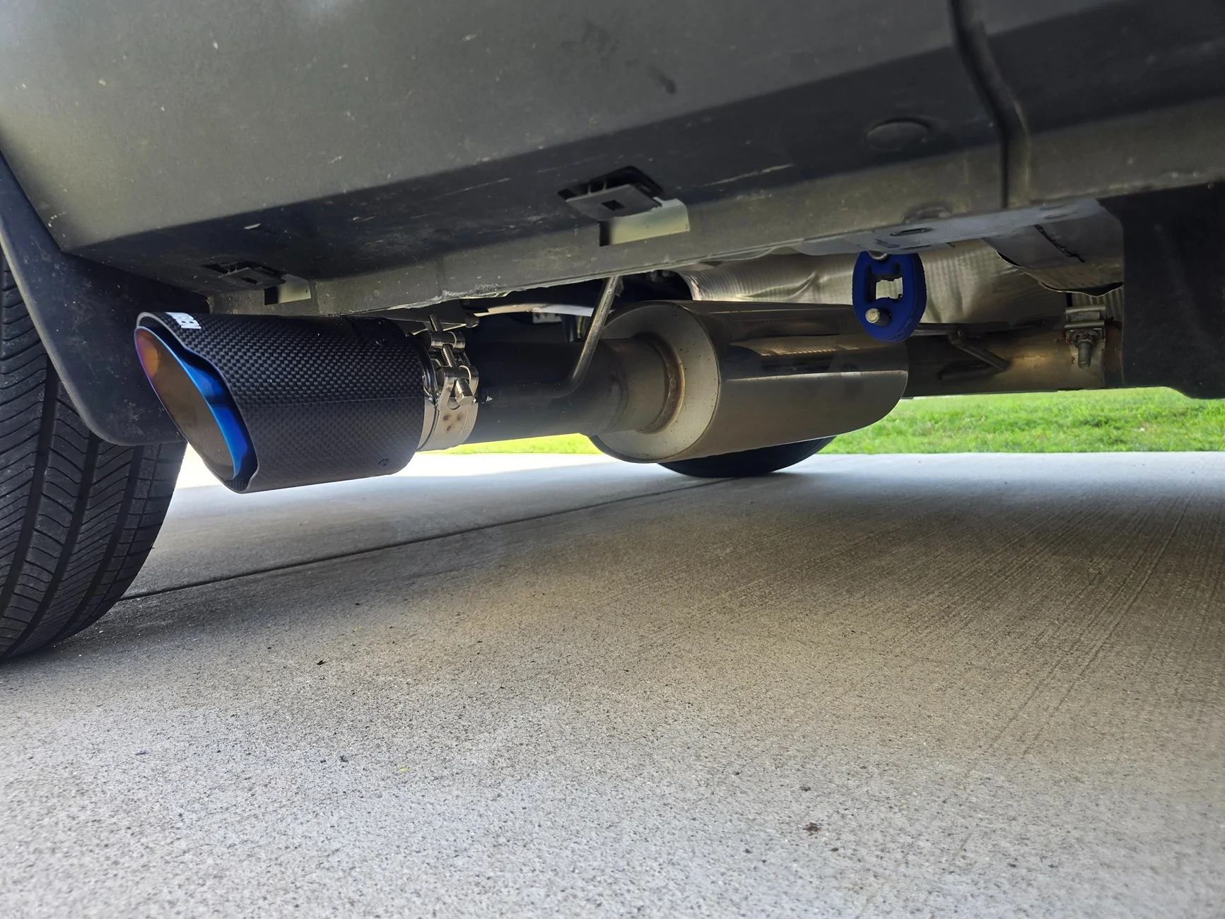 Ford Maverick MRT sidekick exhaust install & video sound clip 20250623_152828~2
