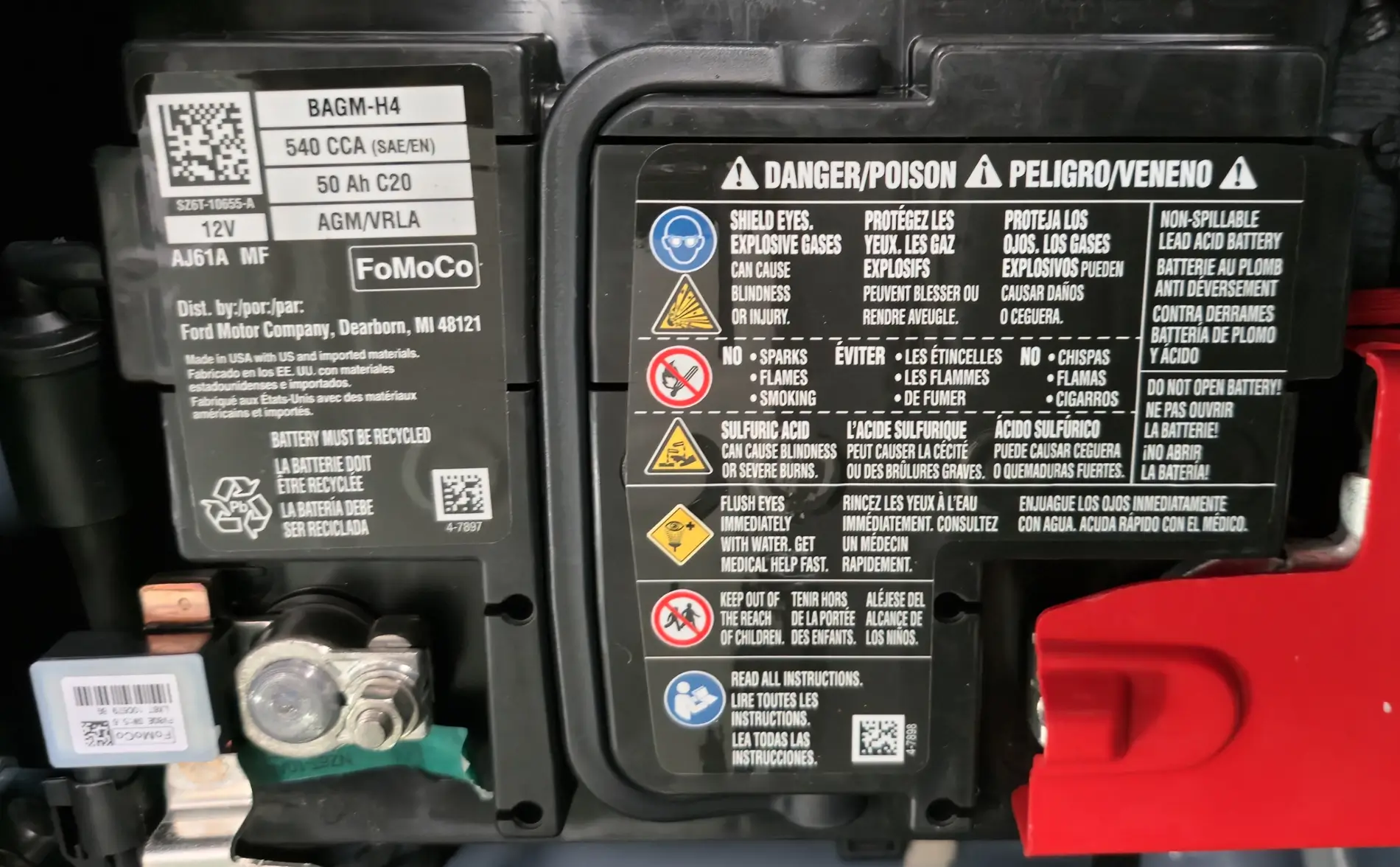 Ford Maverick Replacing the Hybrid's OEM 12v. Battery 1757627196793-mc