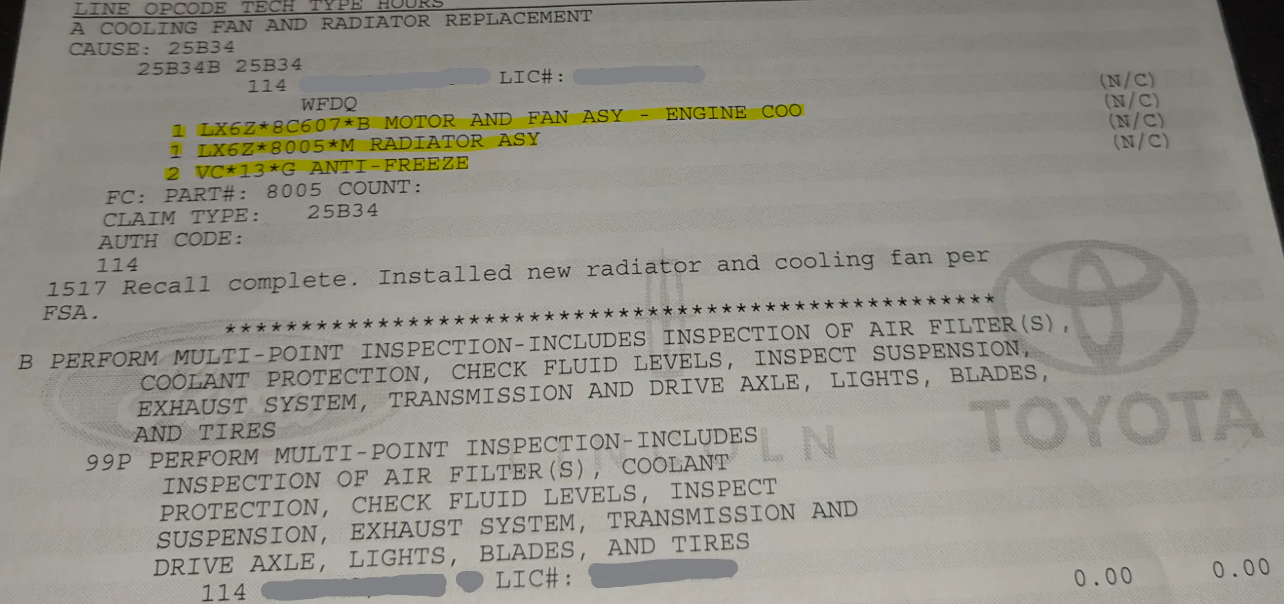 Ford Maverick LOBO Radiator / fan replacement (recall 25B34)? 1757645359713-fd