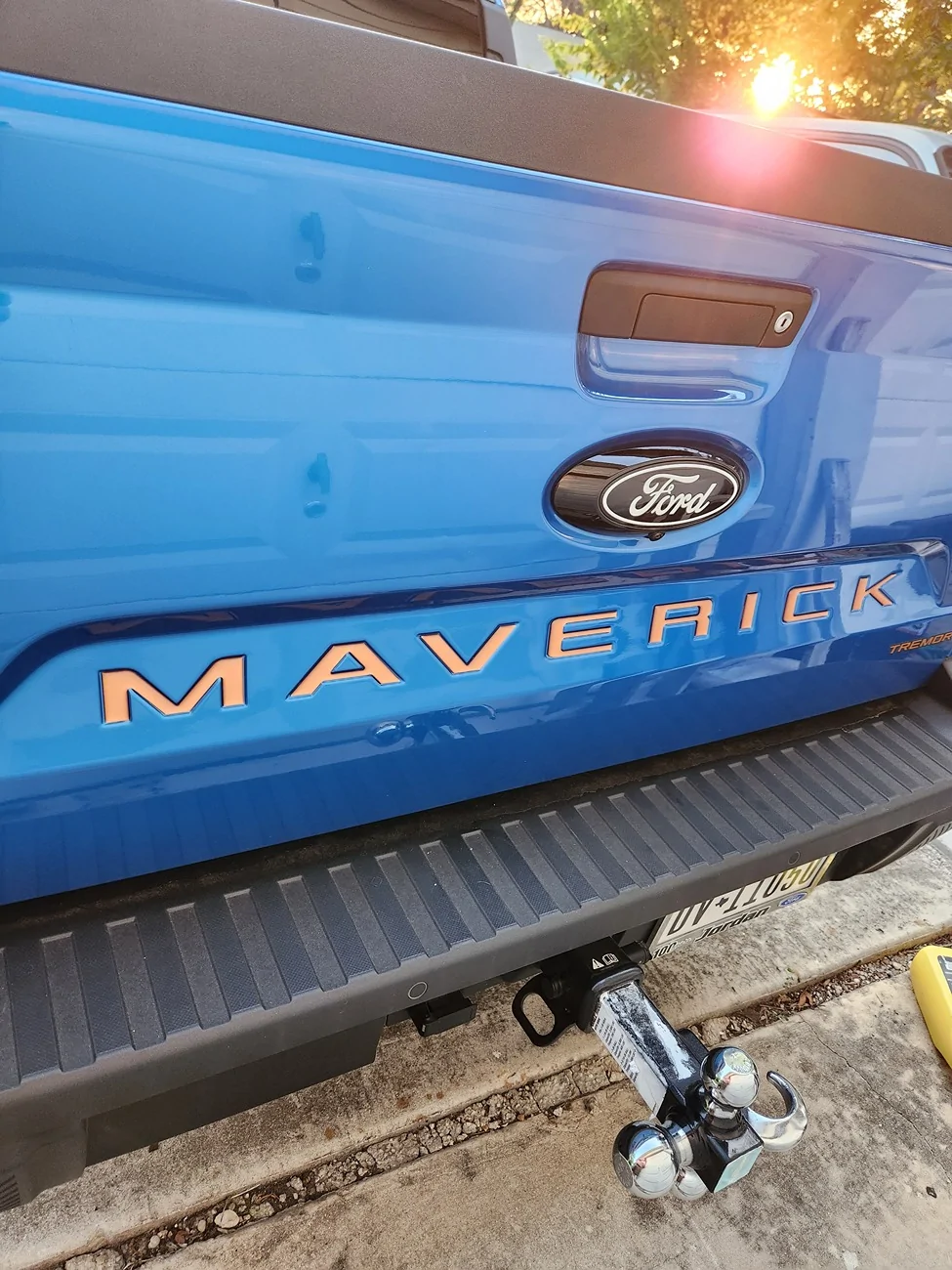 Ford Maverick Domed decal lettering for tailgate 20250908_192912
