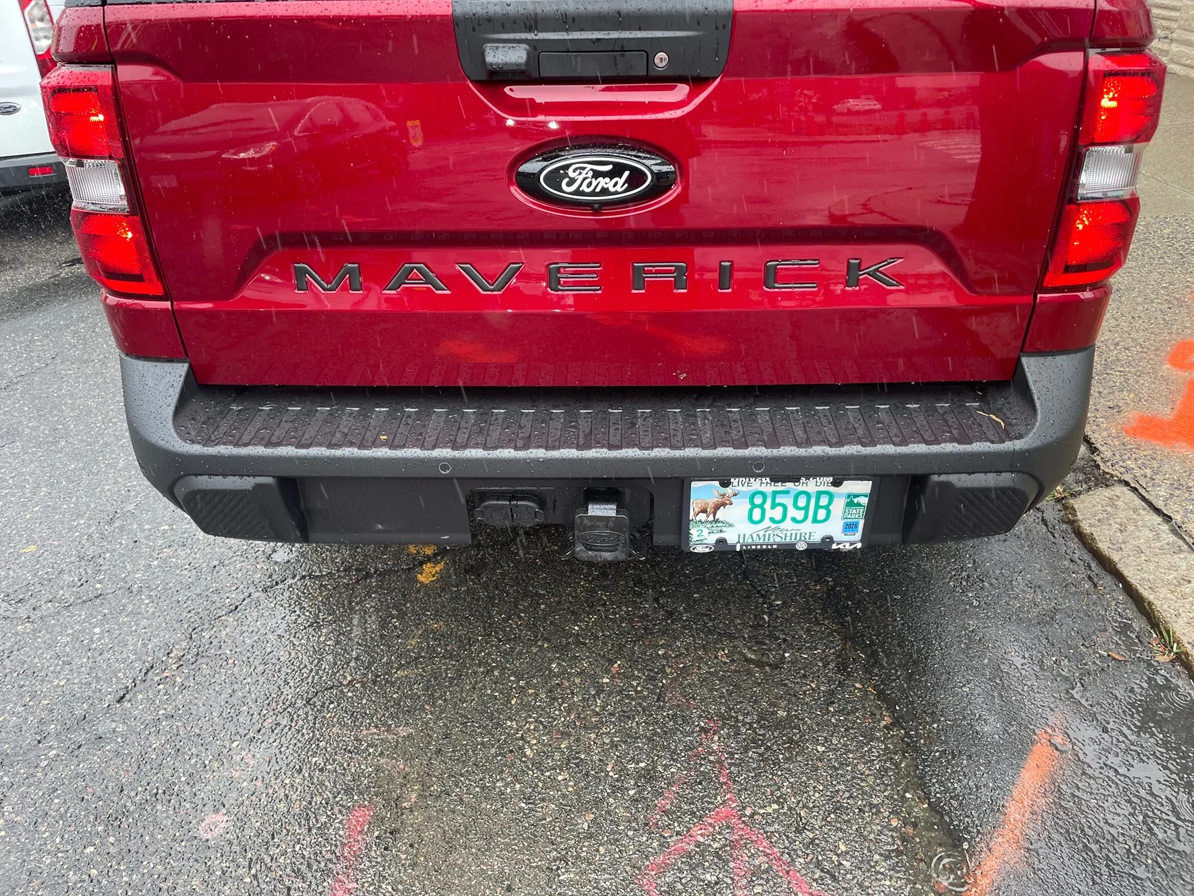 Ford Maverick Domed decal lettering for tailgate IMG_3350