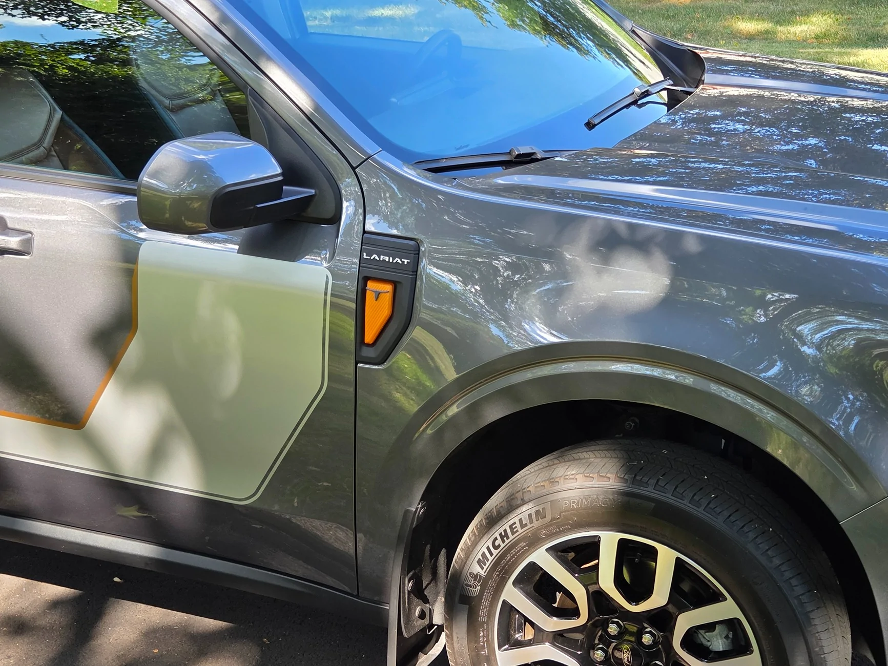 Ford Maverick 💡 Converting the Maverick side badge to a signal lamp light -- DIY how-to and result video [night video added] 20250901_154808