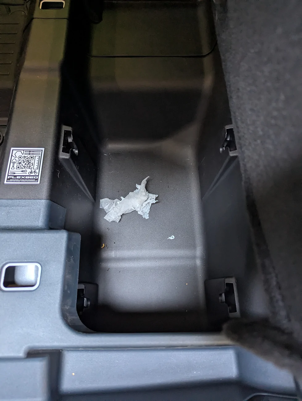 Ford Maverick Removed rear seat and now stuck with a vent that opens when driving PXL_20250913_222341120.MP