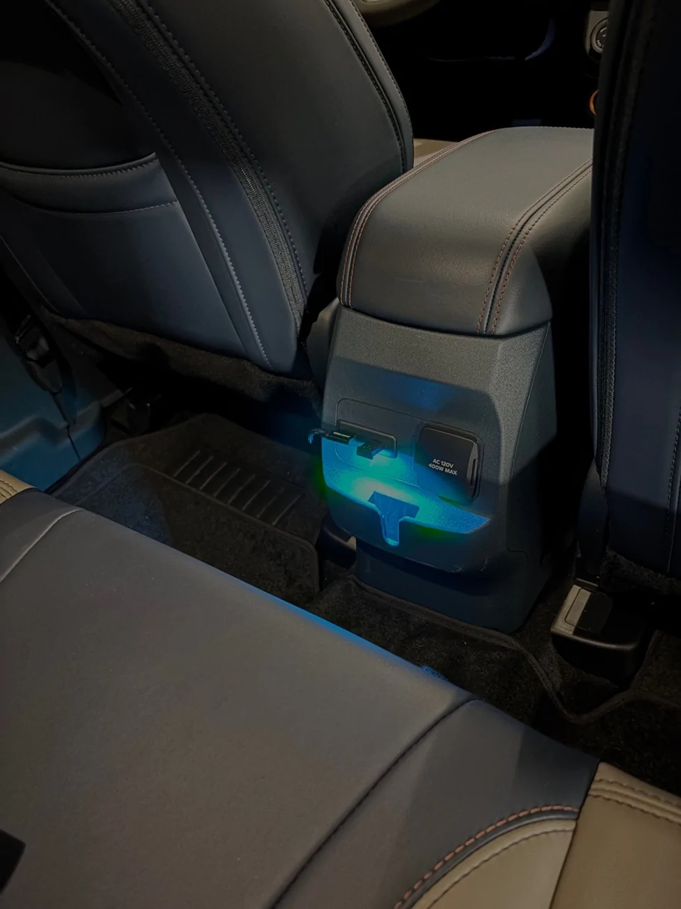Ford Maverick Easy solution for center console ambient light IMG_0525
