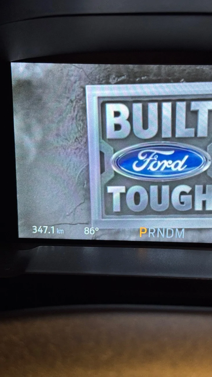 Ford Maverick Splash screen incorrect temperature IMG_4605