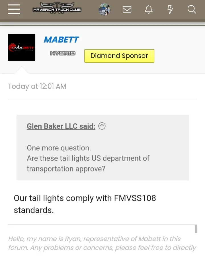 Ford Maverick Mabett Smoked LED Tail Lights Are Here! 20250918_055349