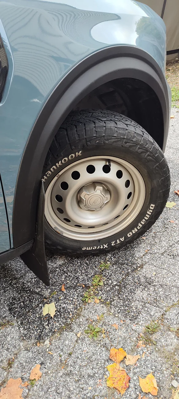 Ford Maverick Fender flares installed IMG_20250918_180321783