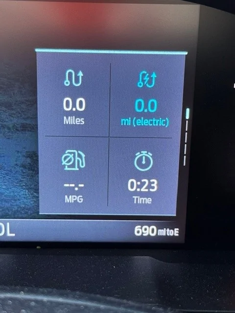 Ford Maverick Finally joined the 600 mile club Mileage 3
