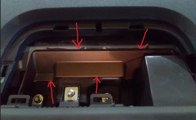 Ford Maverick Unintended rattle fix while installing Bulletpoint mount for GPS. 1758303538935-t