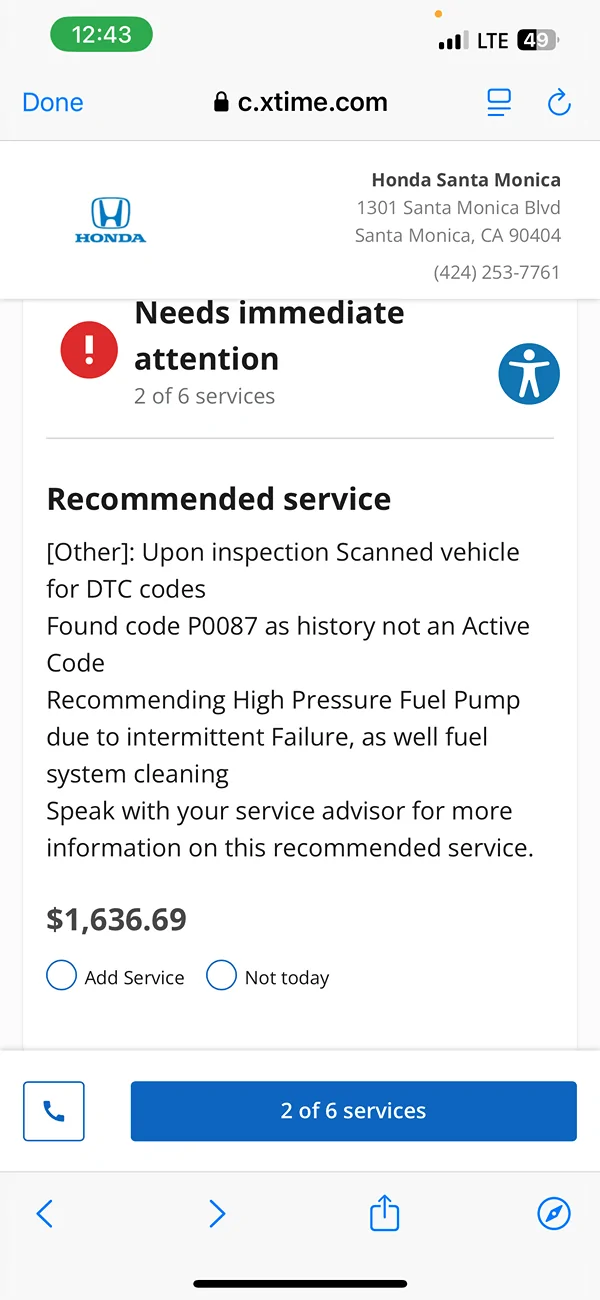 Ford Maverick Ecoboost runs 5 seconds and shuts down - rodents chewed through wires Fit1