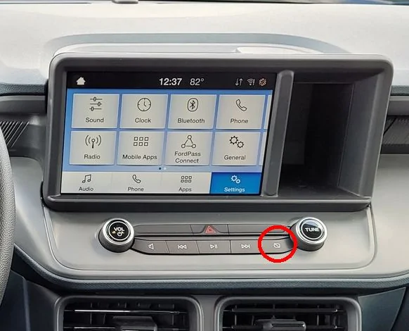 Ford Maverick Turn screen off on 2022 XLT? t1