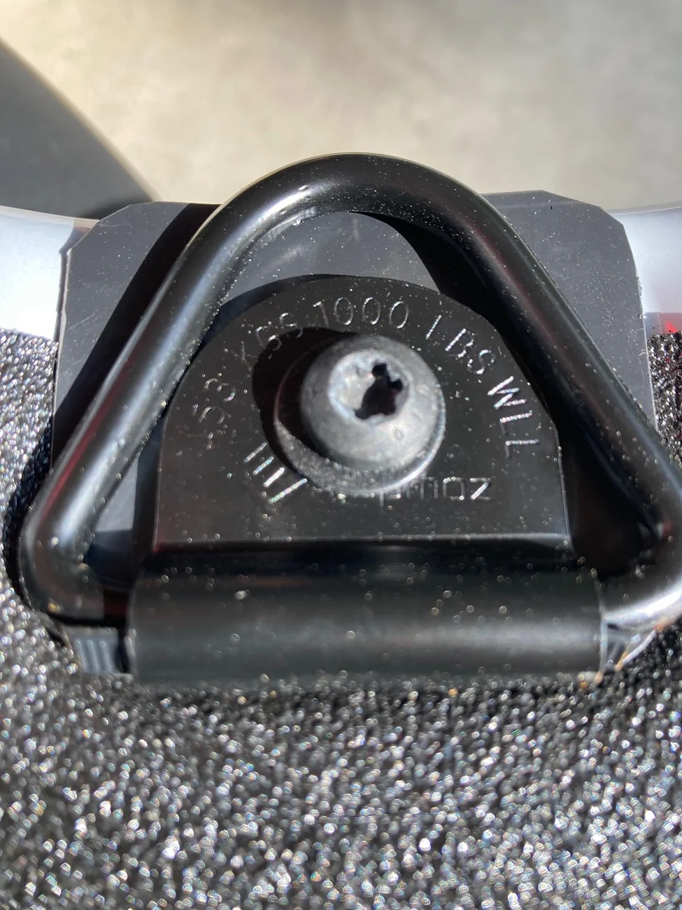 Ford Maverick Dee Zee tailgate assist & tie downs installed IMG_1683