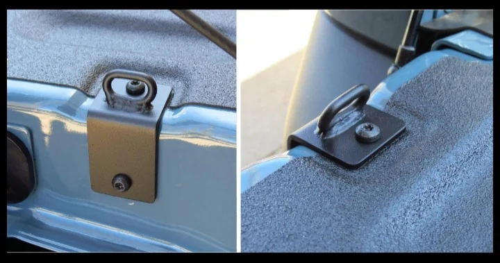 Ford Maverick Dee Zee tailgate assist & tie downs installed 20250923_070809
