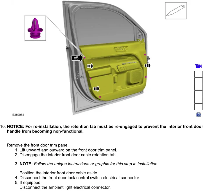 Ford Maverick Removing interior door handle covers Help 1758664823412-ch