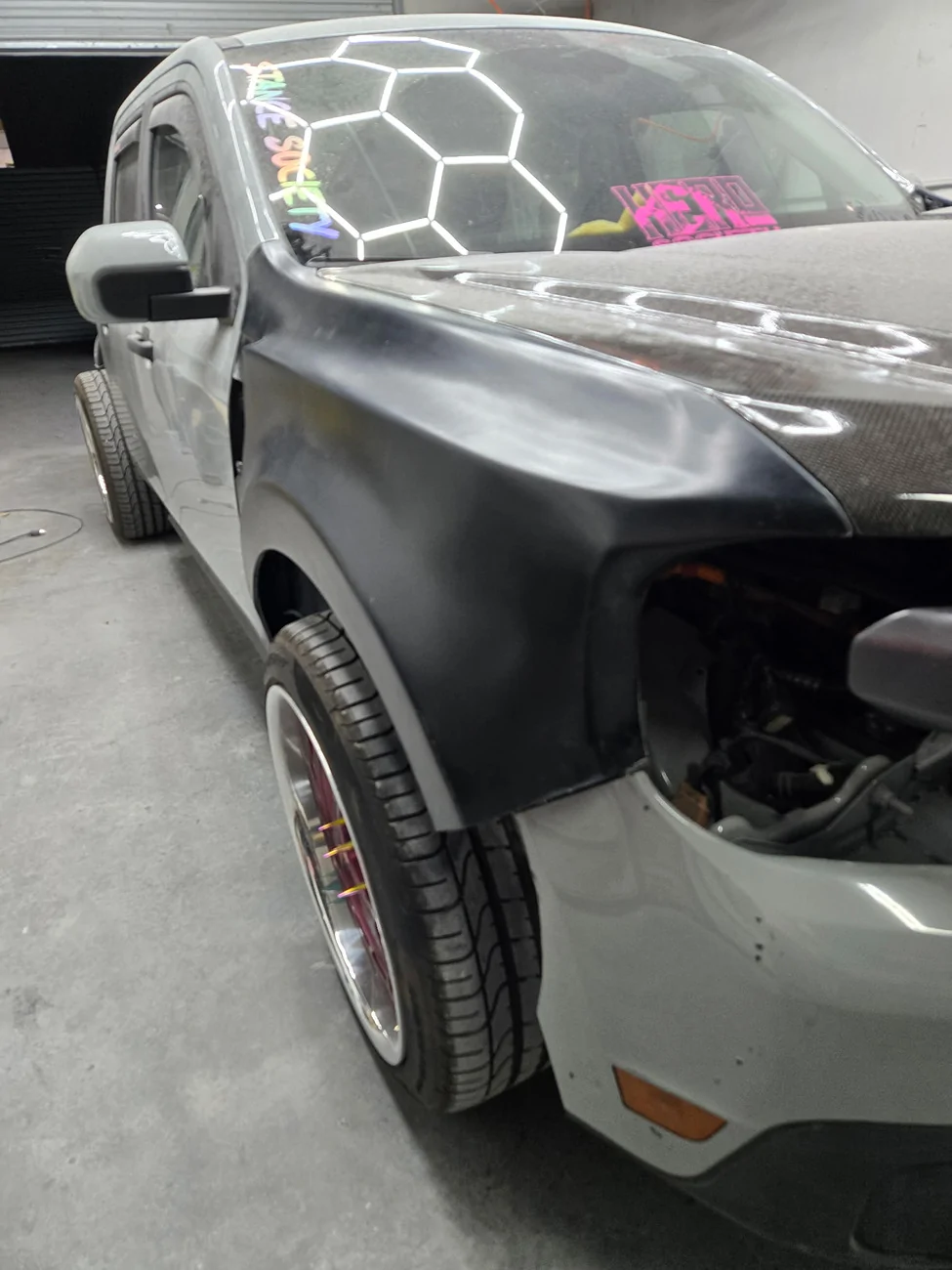 Ford Maverick Test Fitment - 2022 Maverick Widebody Build IMG_20250925_072550