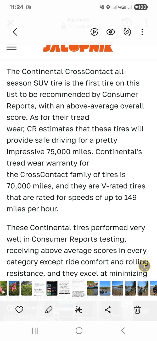 Ford Maverick Continental ProContact tires mileage? Screenshot_20250926_112401_Gallery