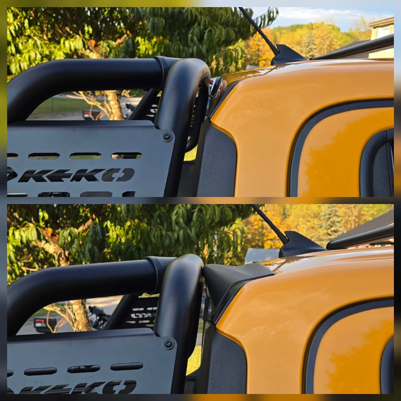 Ford Maverick Mabett's spoiler/sports bar compatibility? 1000030234