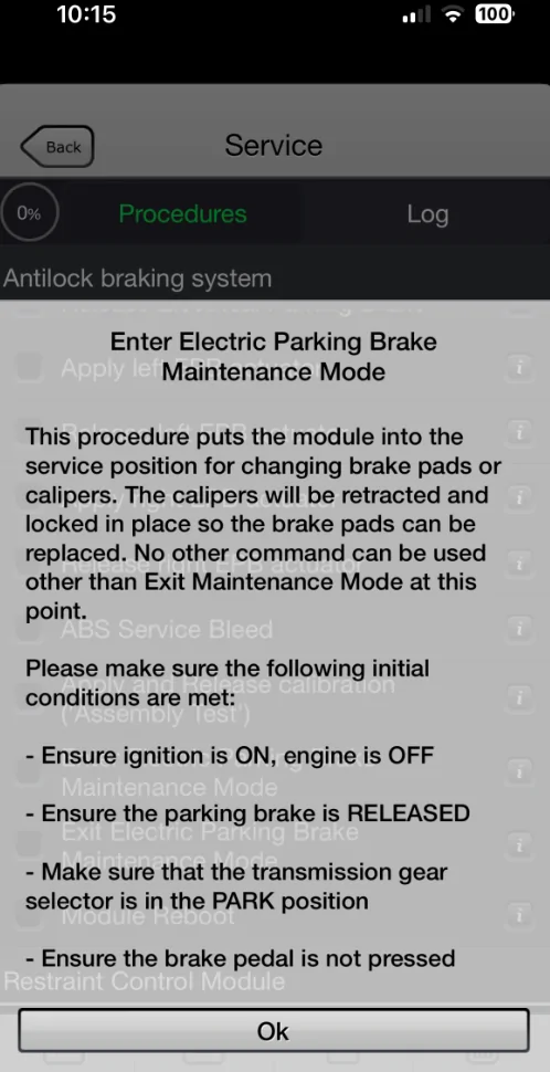 Ford Maverick Hybrid brake service mode issue 1758943448000-a5