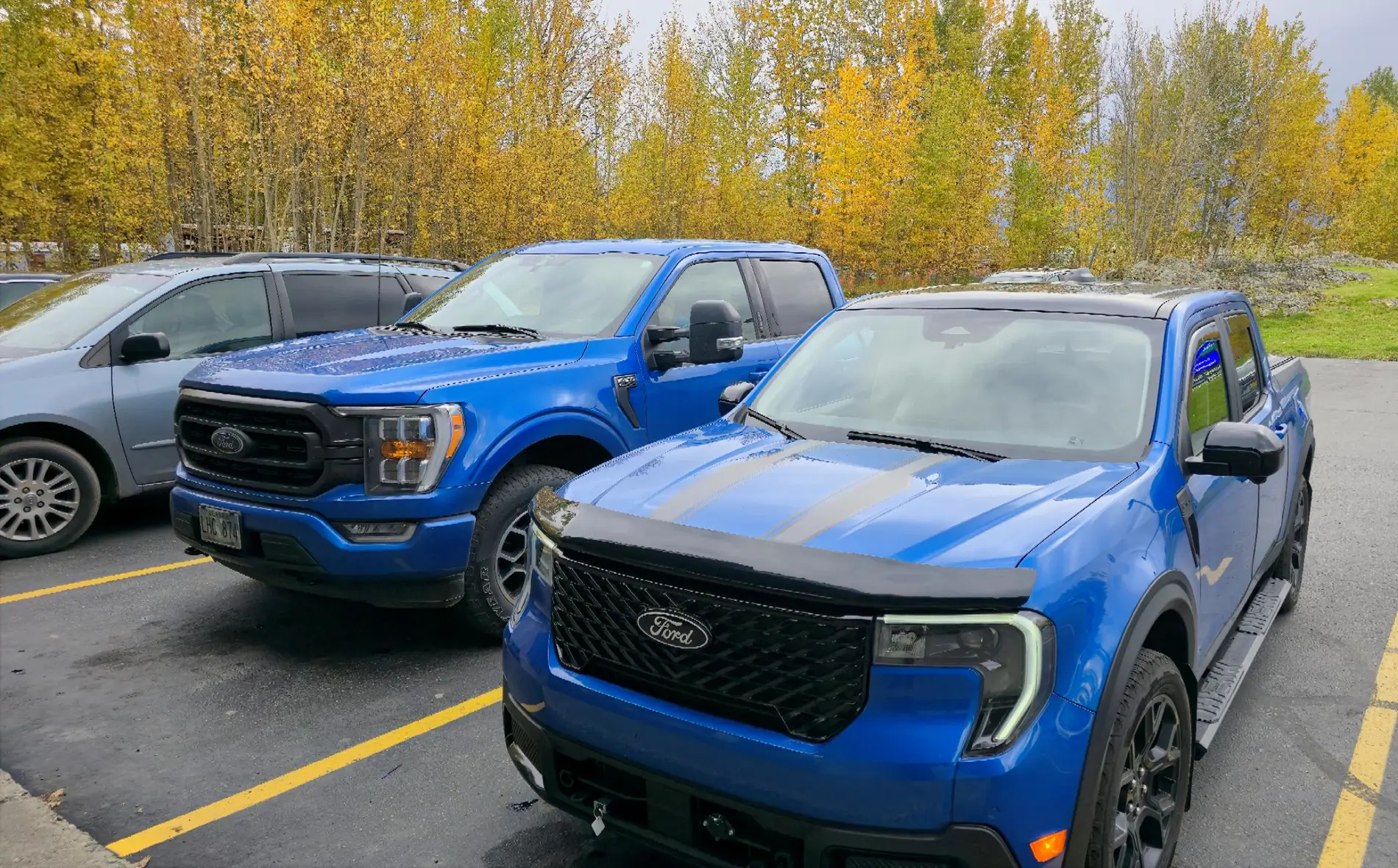 Ford Maverick Post your Maverick next to ridiculously large trucks - photos thread 1759046669726-z7