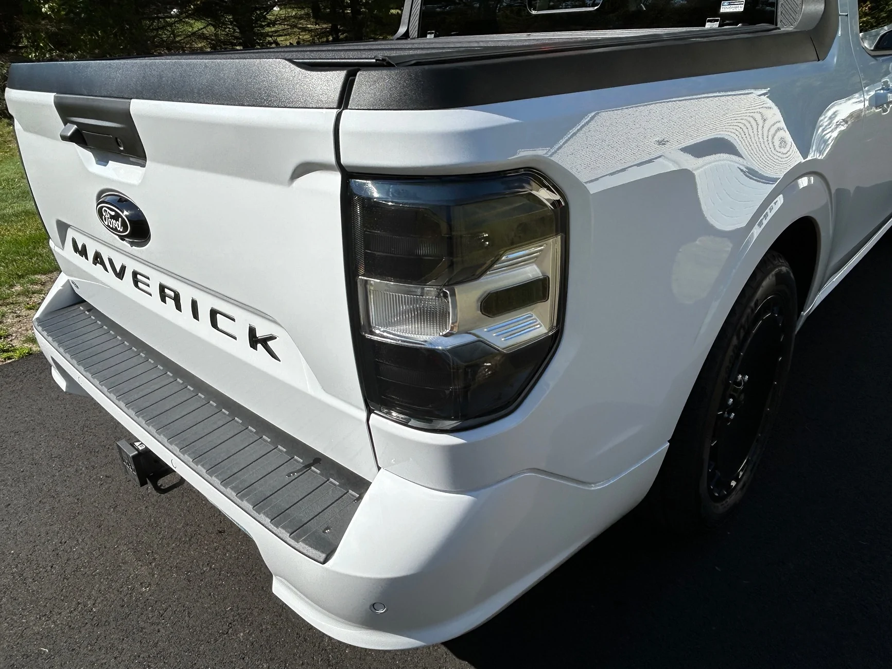 Ford Maverick New taillights on my white LOBO IMG_2931