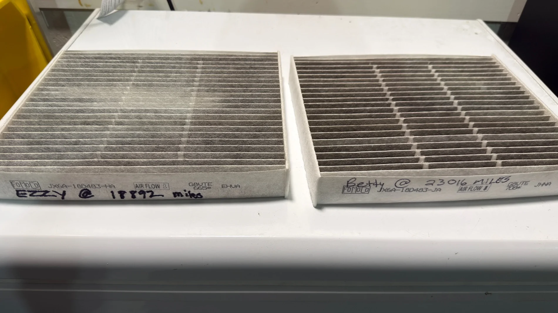 Ford Maverick 2024 Maverick Cabin Filter Change Noticed something IMG_3767