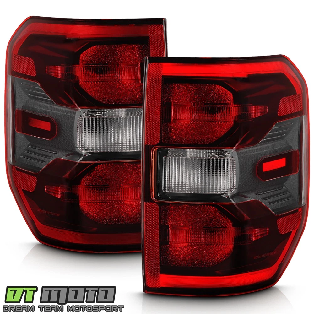 Ford Maverick New taillights on my white LOBO MavTailight