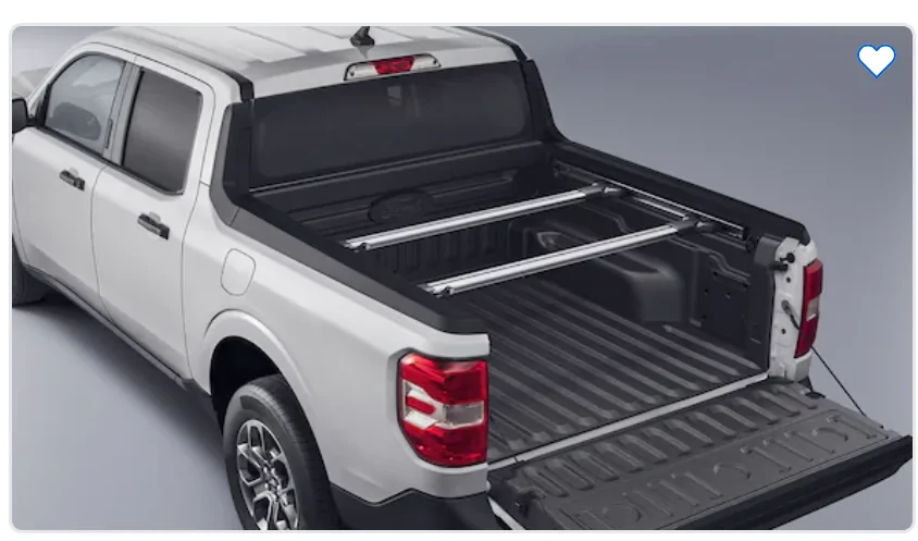 Ford Maverick Cross bars the bolt to inside of the bed 2025-10-01_13-33-30