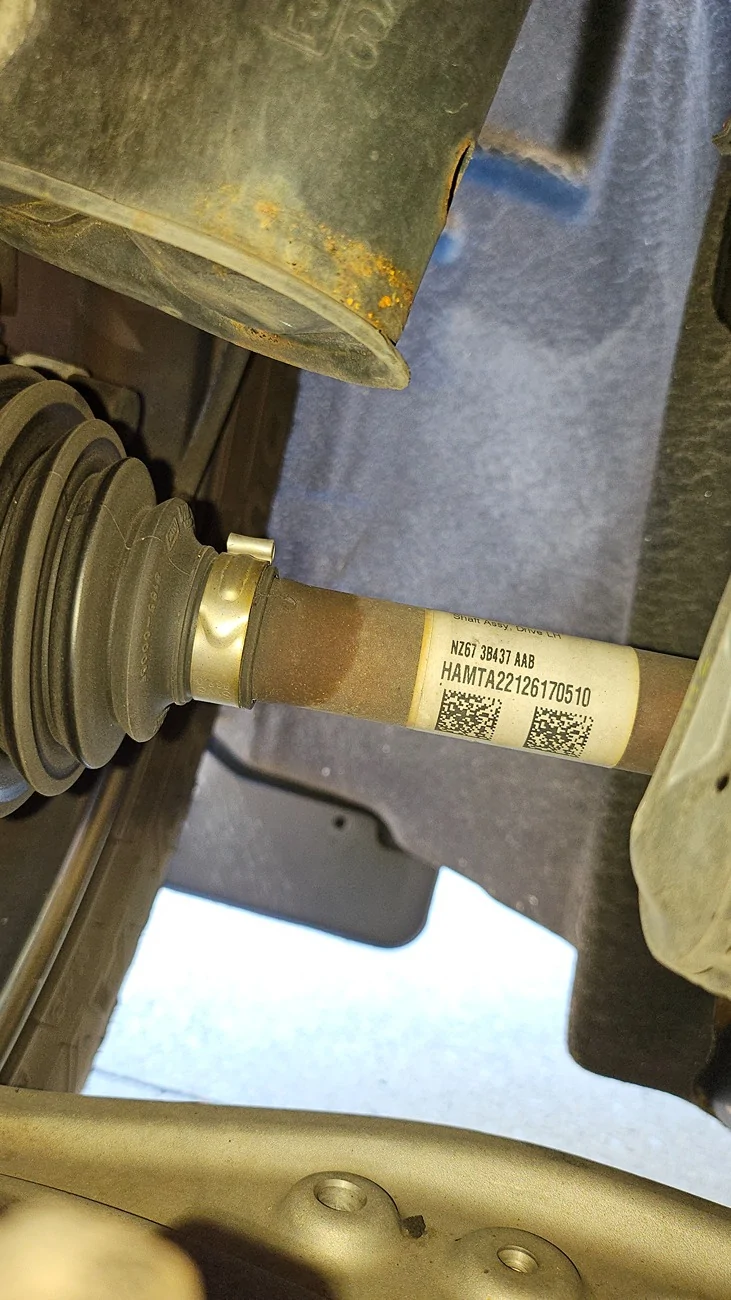 Ford Maverick I think the cv axle bug bit me? 20251001_134837